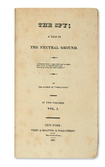 [COOPER, JAMES FENIMORE.] The Spy; A Tale of the Neutral Ground.